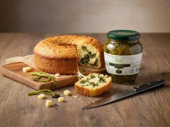 Ciambella salata con Friarielli sott’olio