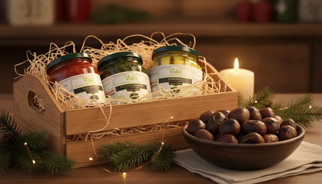 Idee regalo di Natale 2025 con le conserve Vulìo